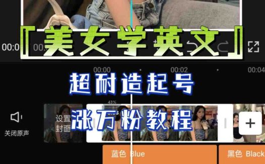 某公众号付费文章《“美女学英文”，超耐造起号、涨万粉教程》，亲测效果爆炸(抖音打击“擦边”作品，如何安全有效涨粉？)