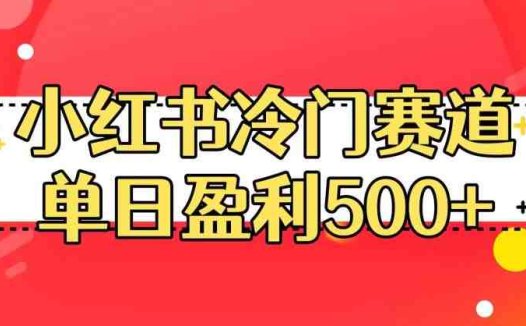小红书冷门赛道，单日盈利500+【揭秘】(揭秘小红书冷门赛道的高效盈利策略)