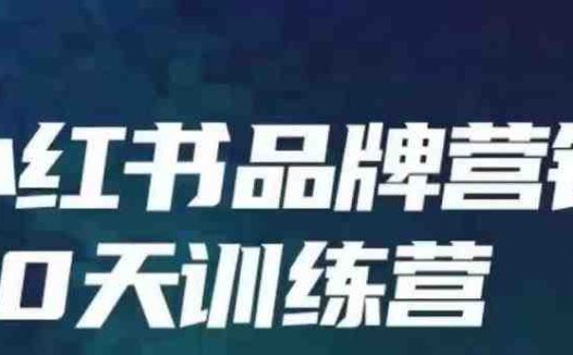 小红书品牌60天训练营第6期，GMV2亿级品牌老板都在学，教会你内容营销底层逻辑(小红书品牌60天训练营全面掌握内容营销底层逻辑，实现品牌增长。)