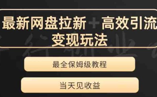 最新最全夸克网盘拉新变现玩法，多种裂变，举一反三变现玩法【揭秘】(揭秘夸克网盘拉新变现的新玩法)
