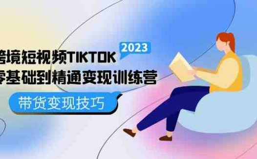 跨境·短视频TIKTOK零基础到精通变现训练营 短视频·独立站·带货变现技巧(全面解析TikTok短视频变现技巧，助您轻松开启跨境电商之旅)