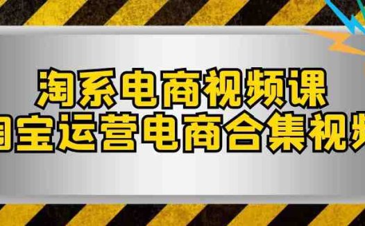 淘系-电商视频课，淘宝运营电商合集视频（33节课）(淘系电商视频课从基础到高级，全面解析淘宝运营秘籍)