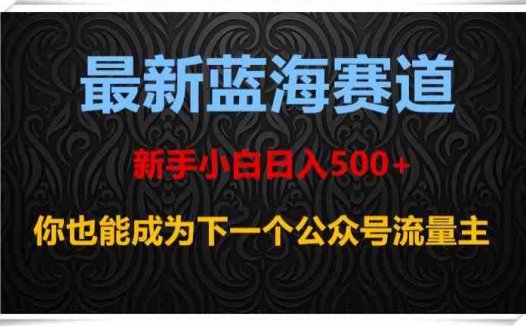 最新蓝海赛道,新手小白日入500+,你也能成为下一个公众号流量主【揭秘】(揭秘最新蓝海赛道新手小白如何通过公众号日入500+)