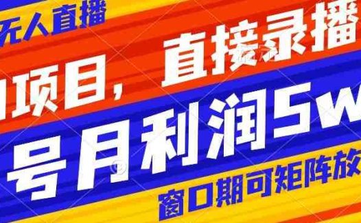 风口项目，小红书无人直播带货，直接录播，可矩阵，月入5w+【揭秘】(揭秘小红书无人直播带货如何利用短视频平台实现月入5w+)