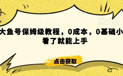 怎么样靠阿里大厂撸金,背靠大厂日入2000+,大鱼号保姆级教程,0成本,0基础小白看了就能上手