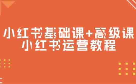 小红书基础课+高级课-小红书运营教程（53节视频课）