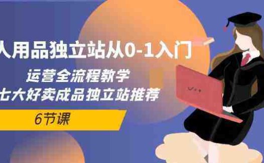 成人用品独立站从0-1入门，运营全流程教学，七大好卖成品独立站推荐（6节课）