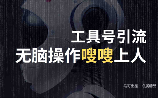 工具号高效引流法，嗖嗖上人，日引1000+，直接搬运，无脑操作