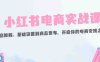 小红书电商实战课:开店教程、基础设置到商品发布,开启你的电商变现之路