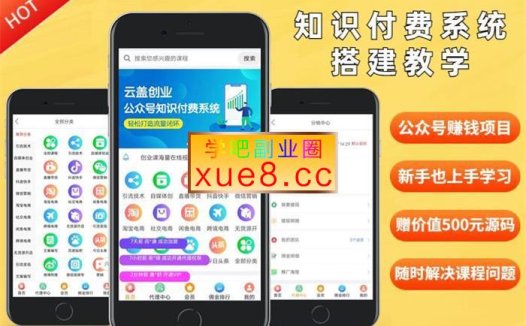 阿风《2024公众号知识付费项目系统》