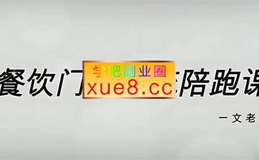 文老师《餐饮门店引流陪跑课》