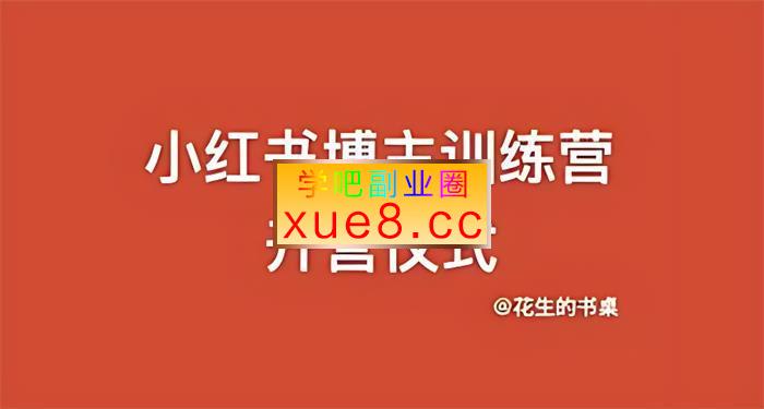 花生的书桌《小红书训练营13期》